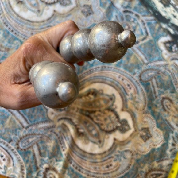 A Pair of Serving utensils, Salad set in heavy pewter toned Mariposa cast - Picture 4 of 7